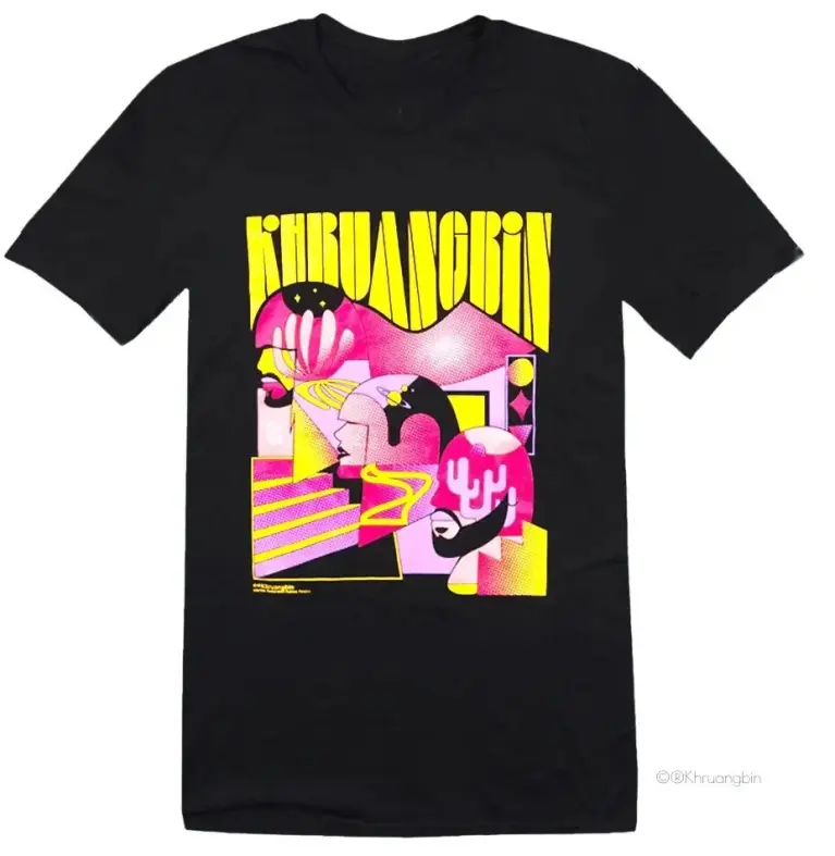 T shirt du groupe Khruangbin